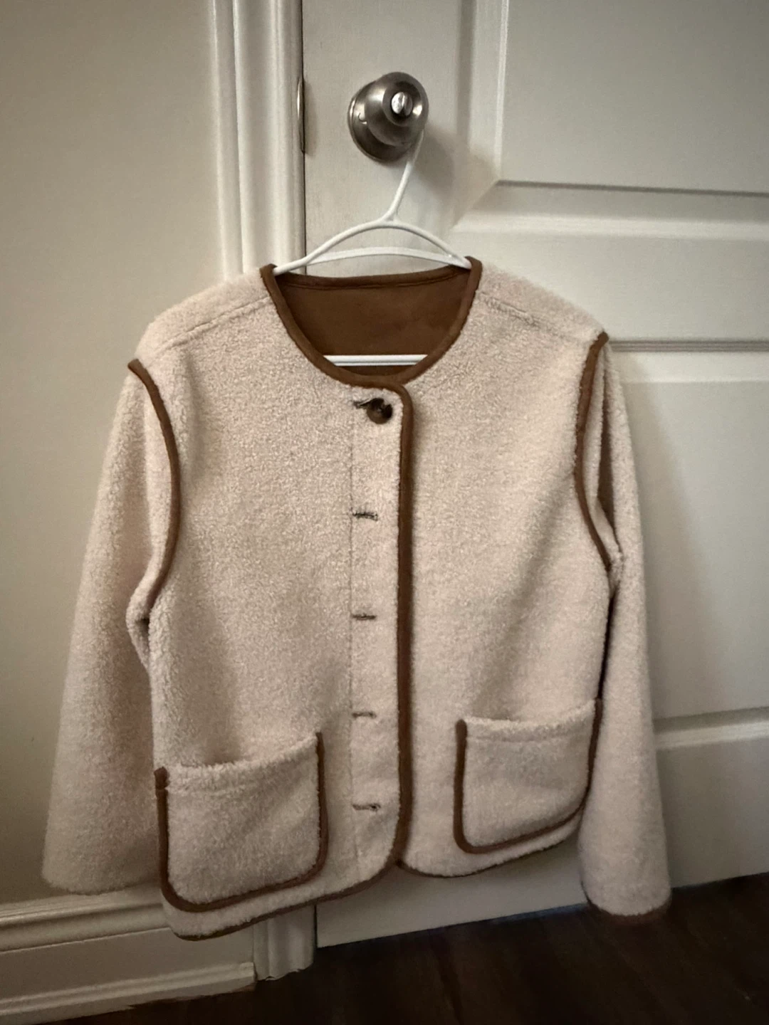 Reversible Fleece and Suede Jacket - photo 4