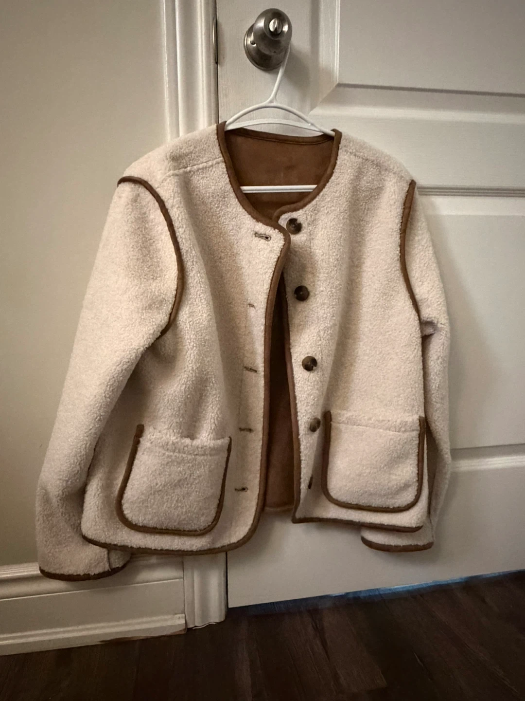 Reversible Fleece and Suede Jacket - photo 5