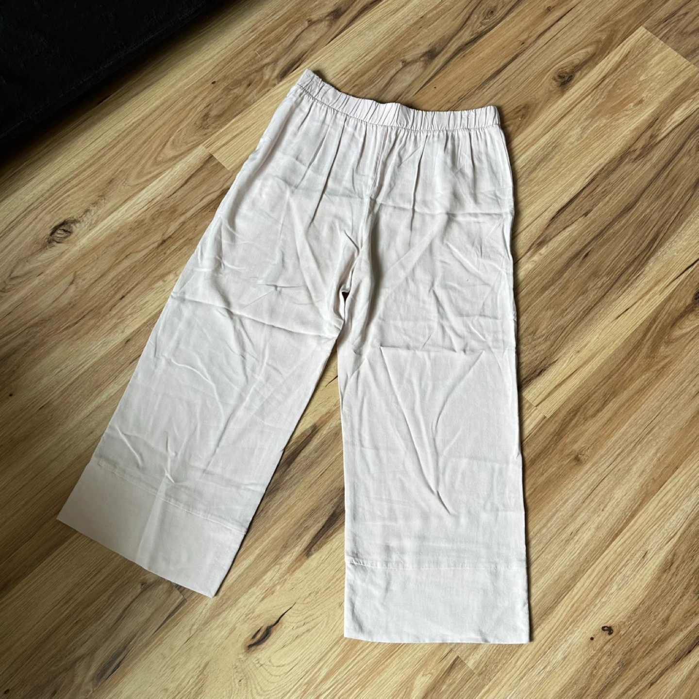 HANRO Pink Wide Leg Cropped Pants S/P - photo 3