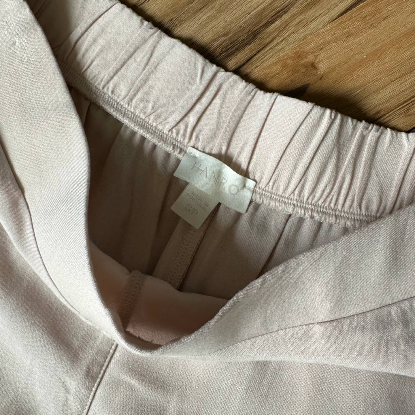 HANRO Pink Wide Leg Cropped Pants S/P - photo 2