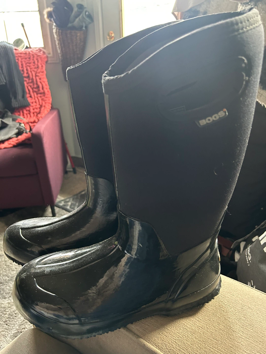 Bogs Black Insulated Rain Boots - photo 2