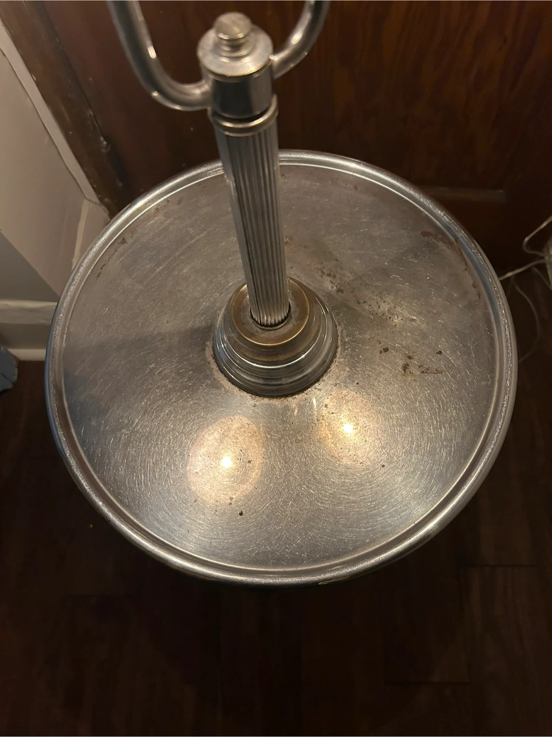 Vintage Floor Lamp with Table