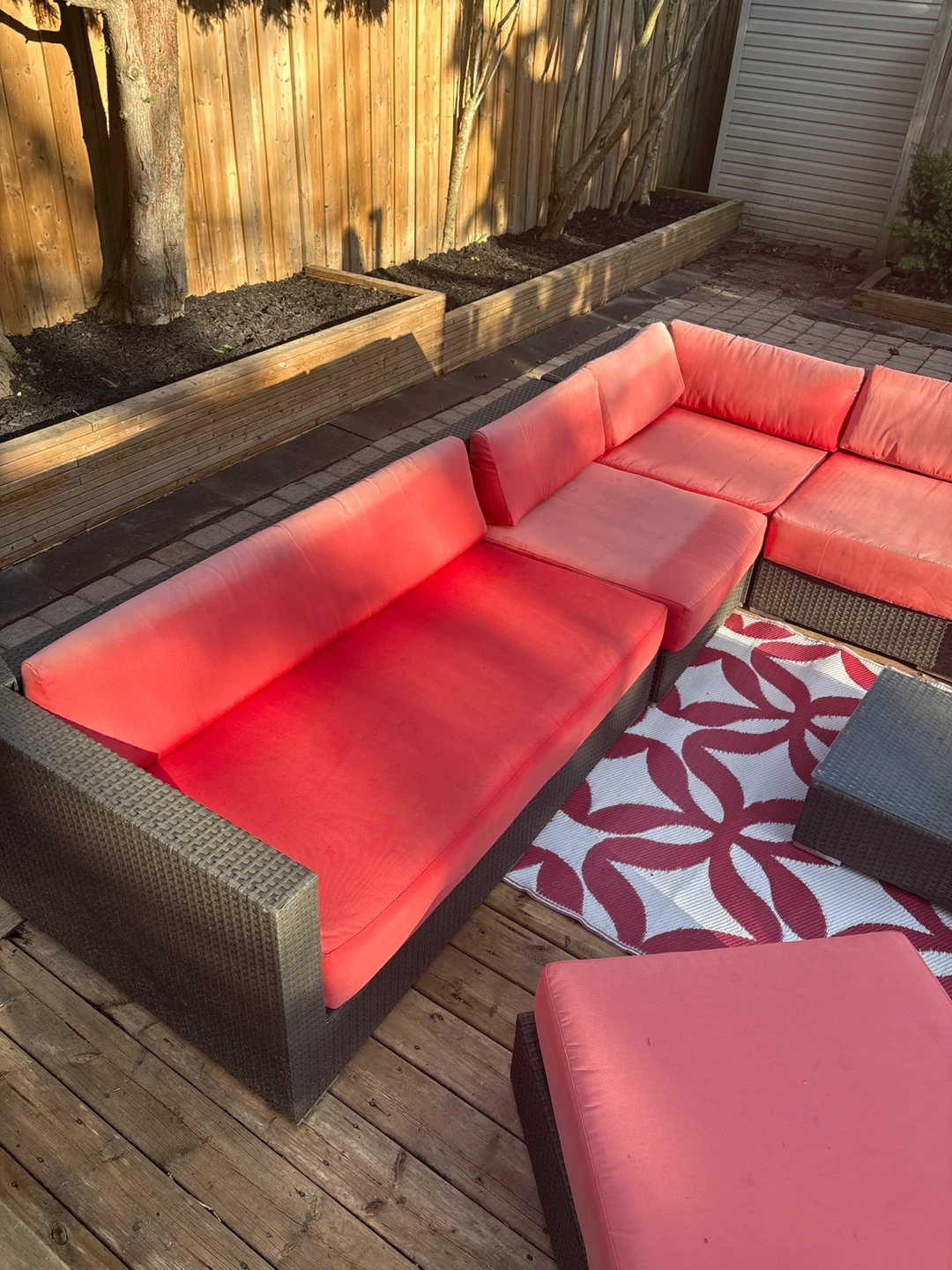 11-Piece Outdoor Sectional Sofa with Coffee Tables - photo 2