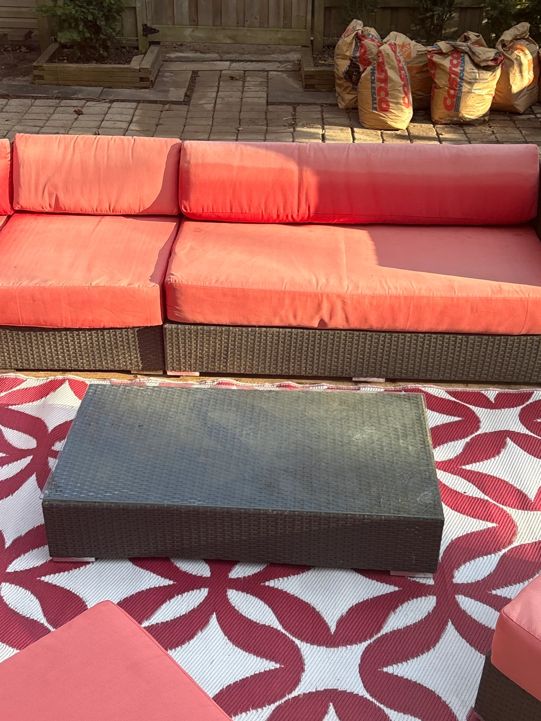 11-Piece Outdoor Sectional Sofa with Coffee Tables - photo 3