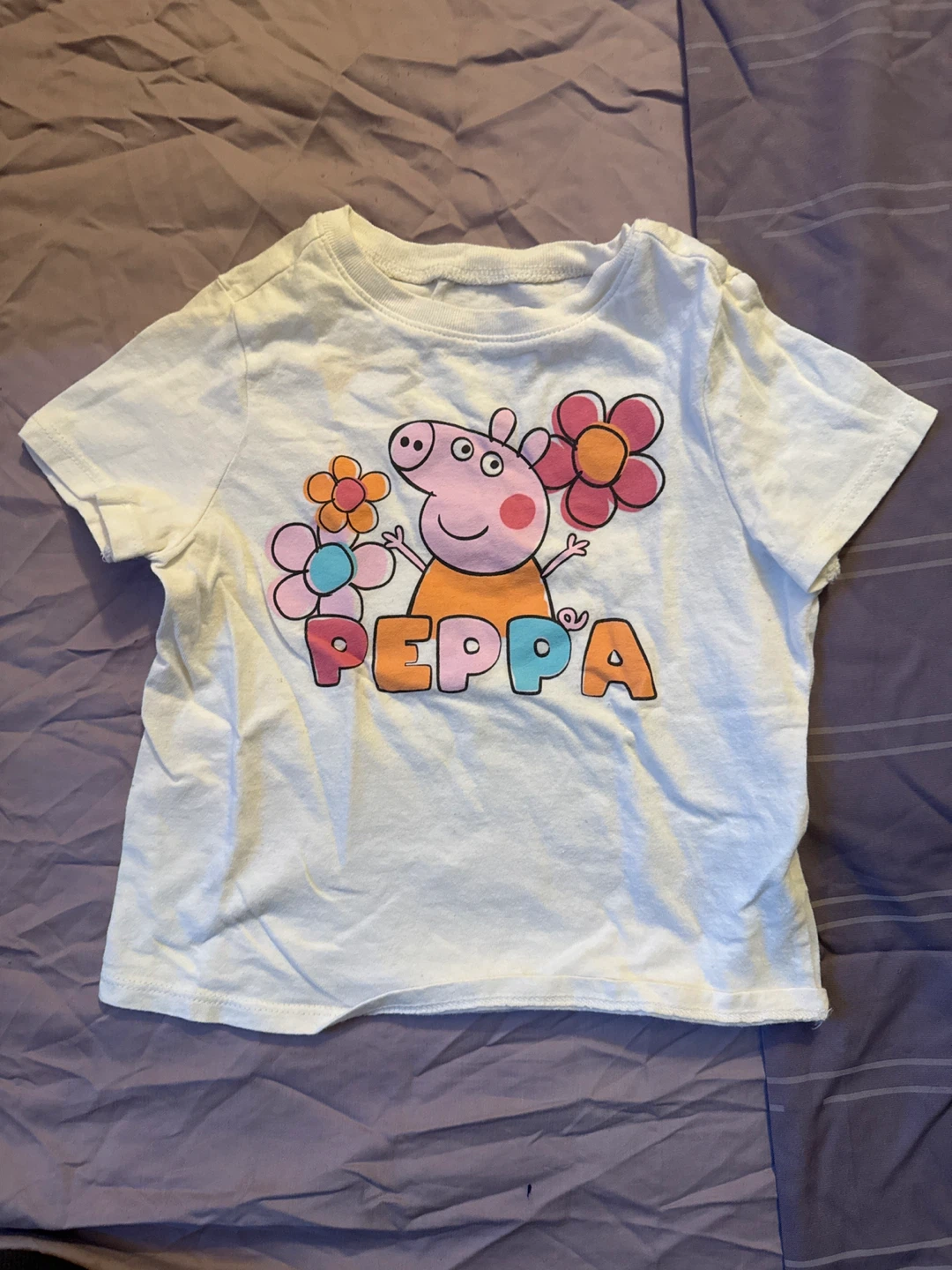2T Girls - Peppa Pig White T-Shirt