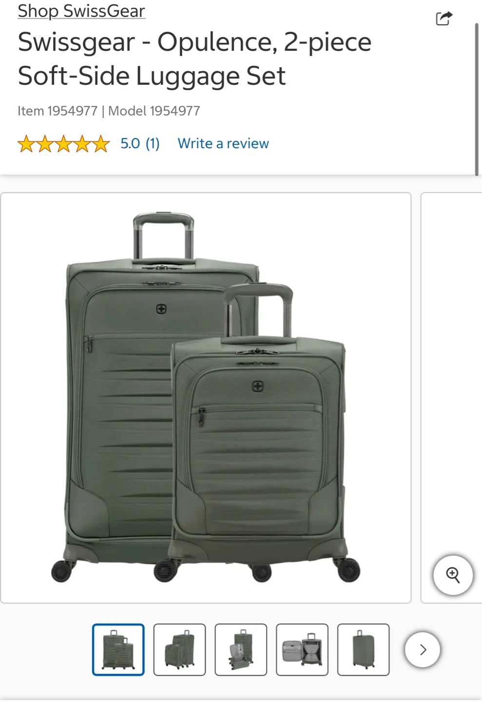 Swiss Gear 2-Piece Soft-Side Luggage Set - photo 4