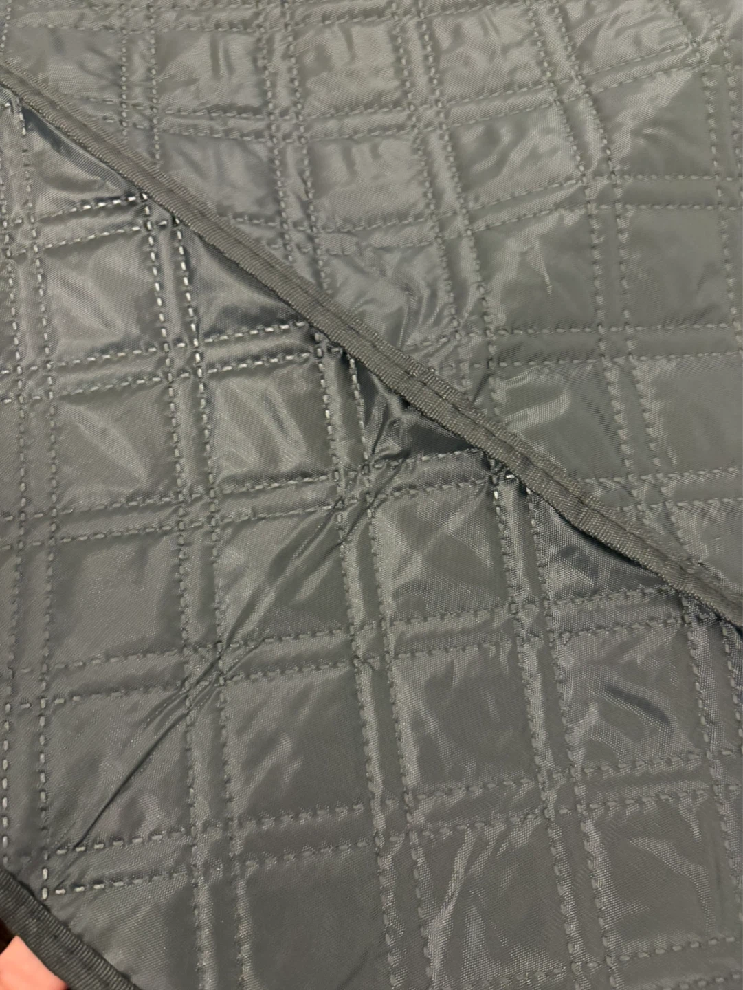 Black Quilted Dog Car Seat Cover/Hammock - photo 3