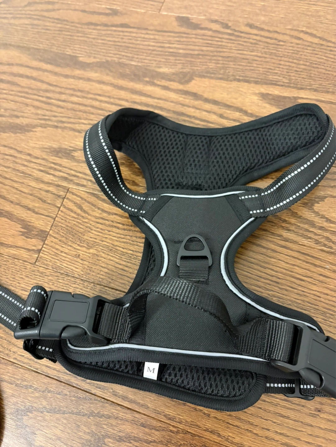 Black Dog Harness with Leash and Poop Bag Dispenser - Size M - photo 4
