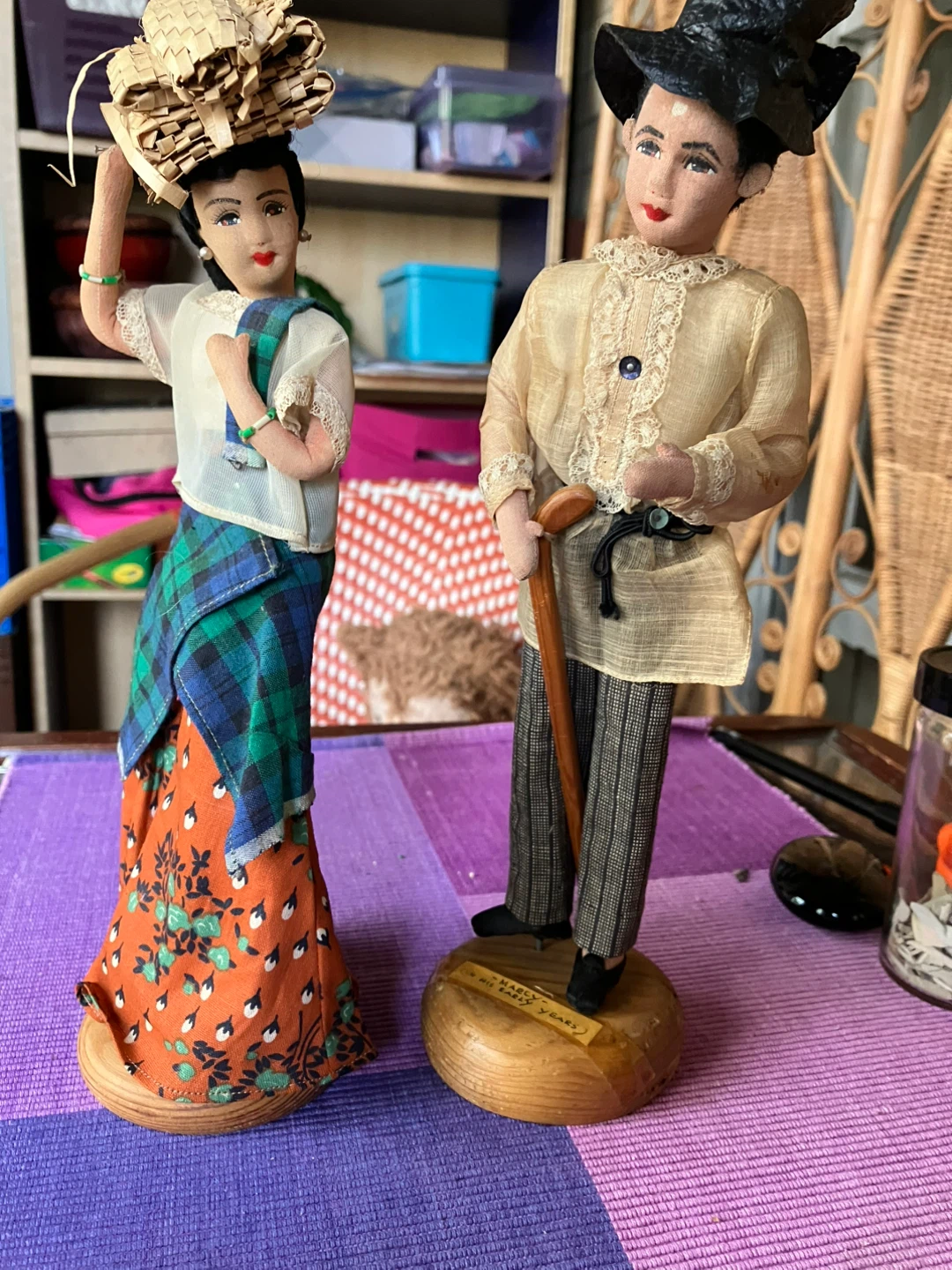 Vintage Filipino Couple Dolls - photo 2