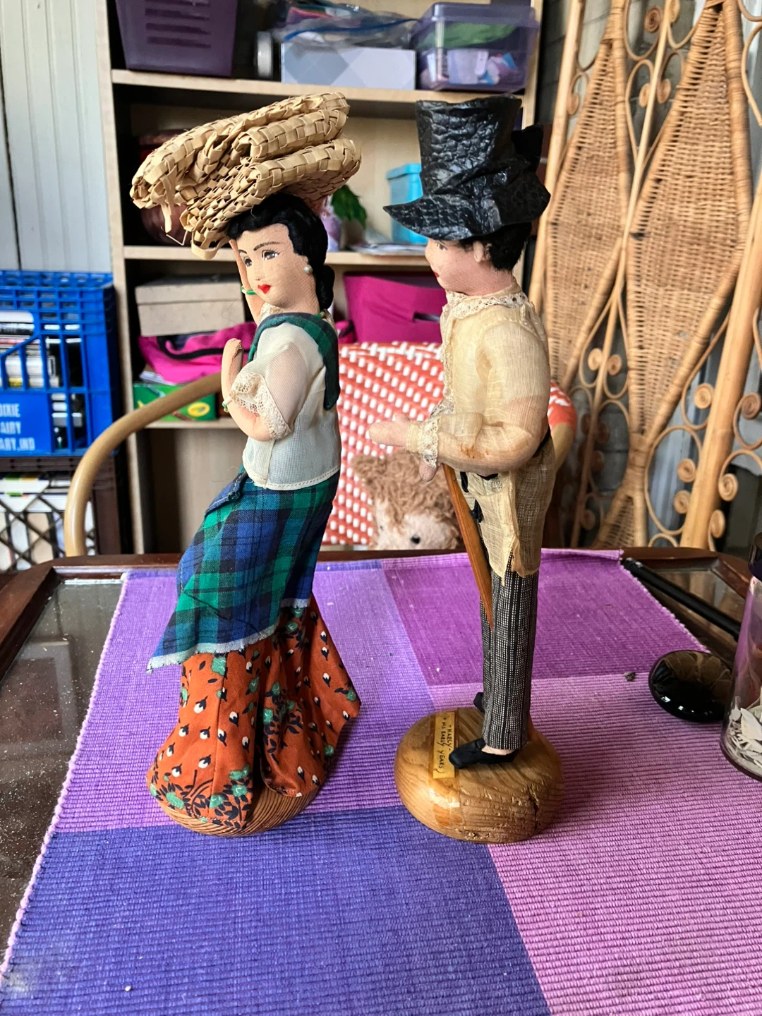 Vintage Filipino Couple Dolls - photo 3