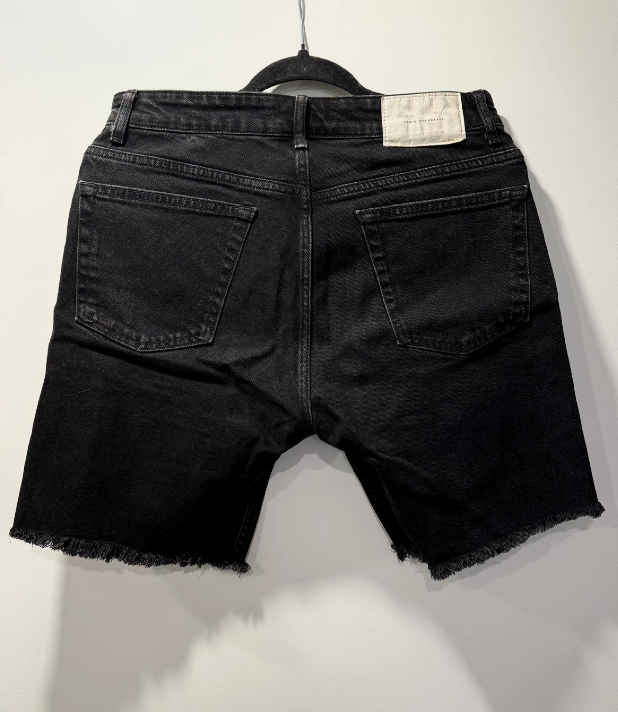 Zara Black Denim Shorts Size 31 - photo 2