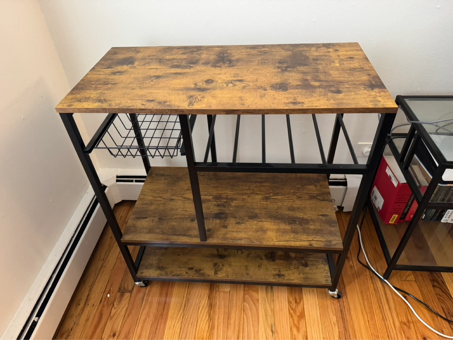 Rolling Kitchen Cart with Storage