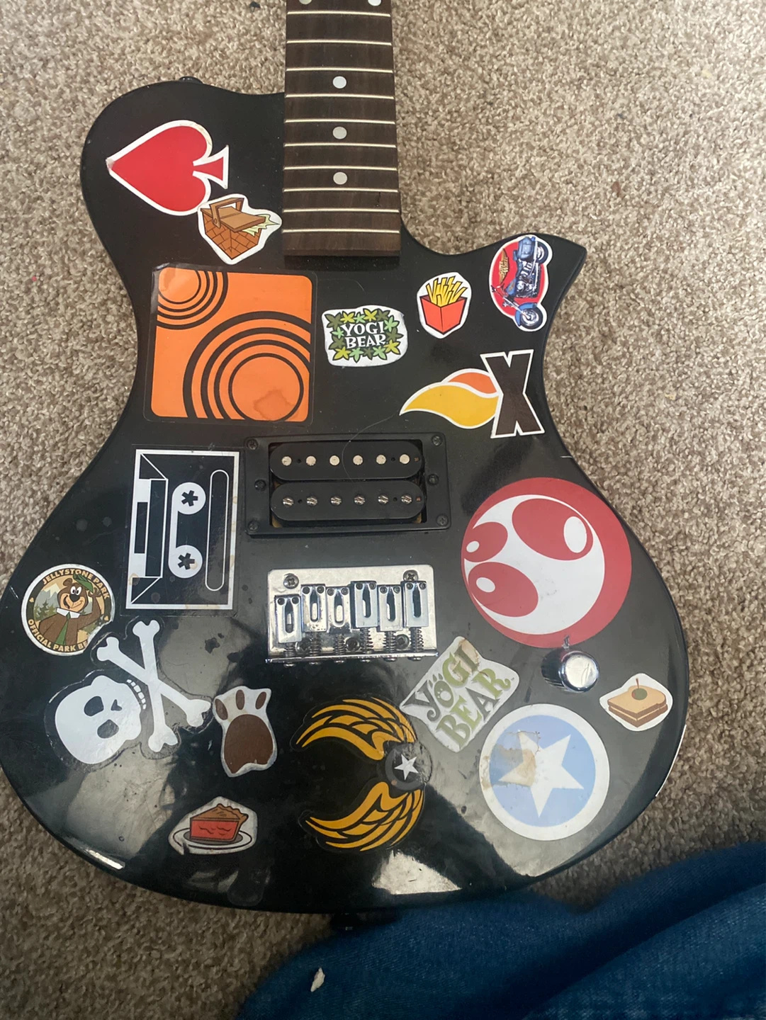 Black Electric Guitar