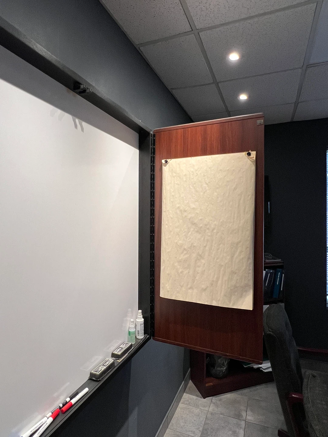 Wall Mounted Combination Whiteboard and Bulletin Board - photo 2
