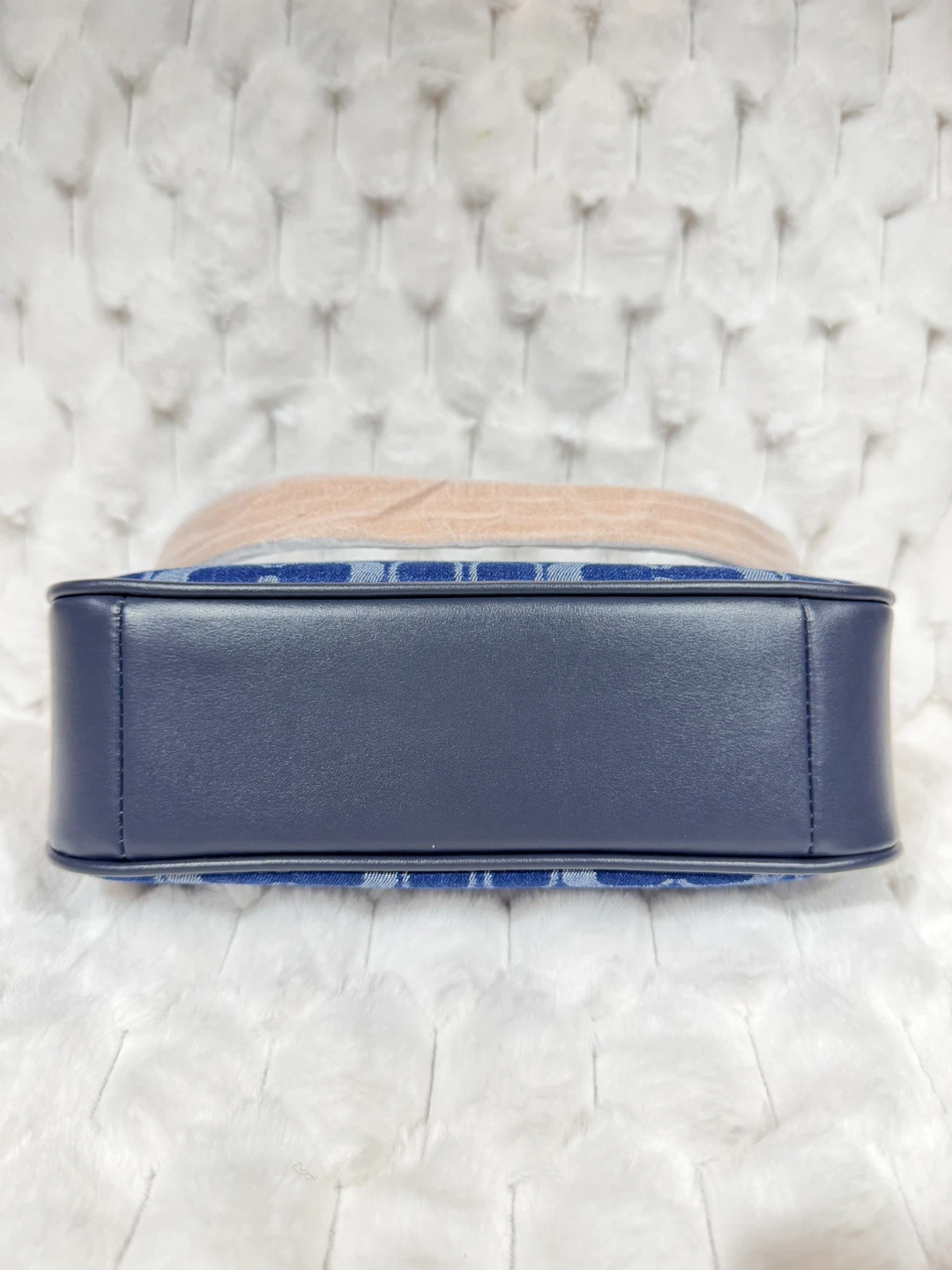 🔥 Coach Teri Shoulder Bag | Blue Pebbled Leather | ✨ - photo 4