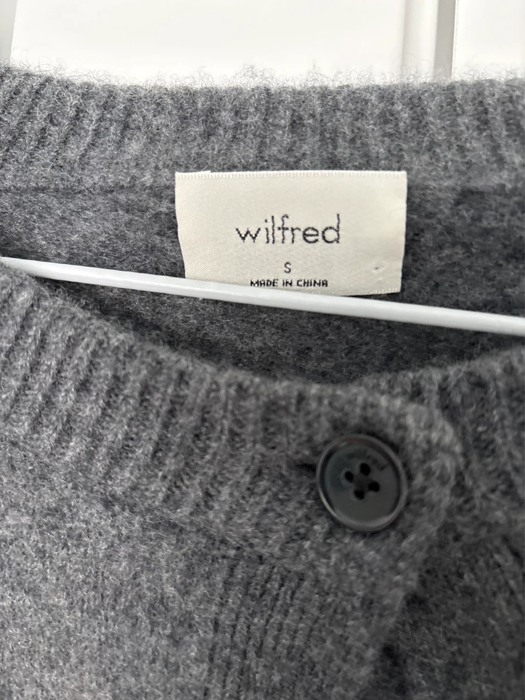 Wilfred Grey Cardigan - Size S