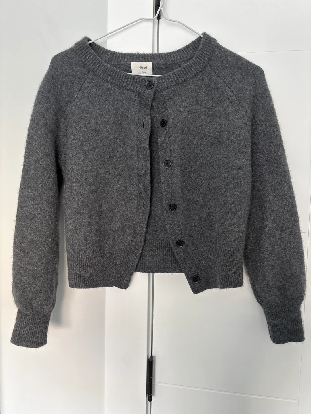 Wilfred Grey Cardigan - Size S - photo 2