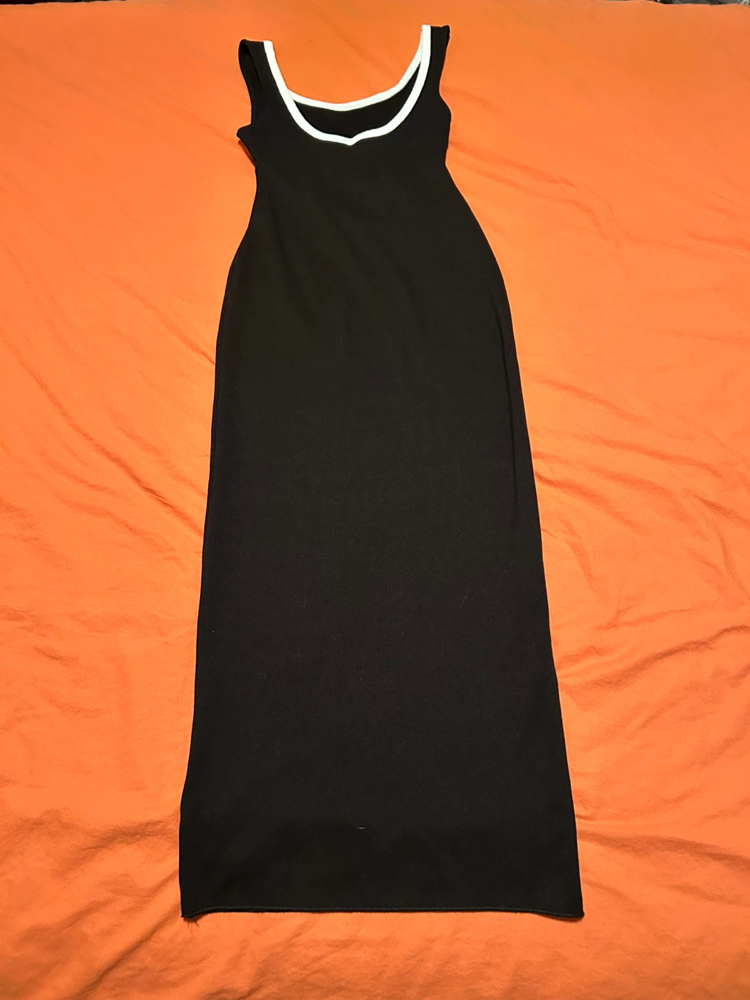 H&M Divided Black Maxi Dress Size S - Like New - photo 2