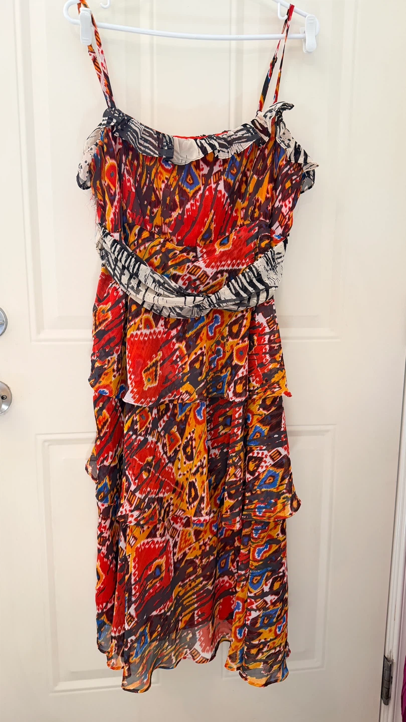 Size 14 Tiered Ruffle Dress