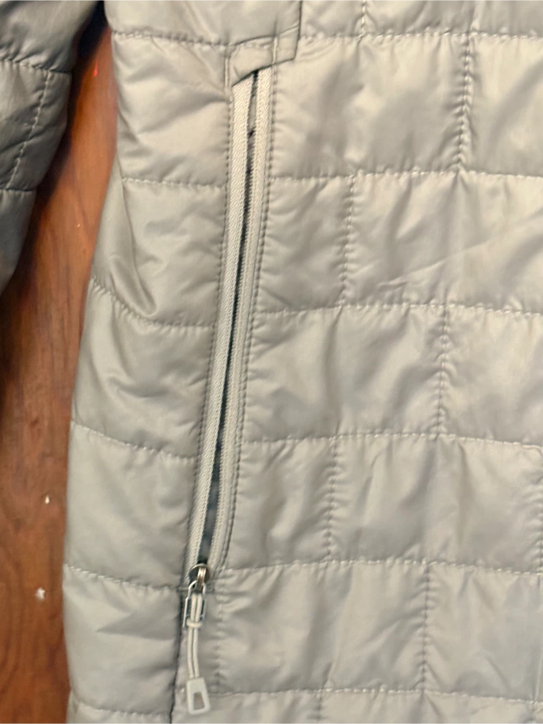 Patagonia Grey Quilted Full Zip Winter Coat - photo 3