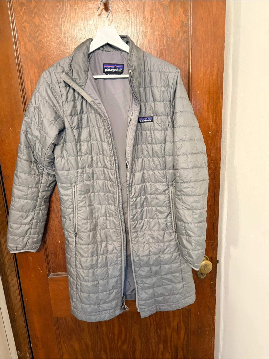 Patagonia Grey Quilted Full Zip Winter Coat - photo 5