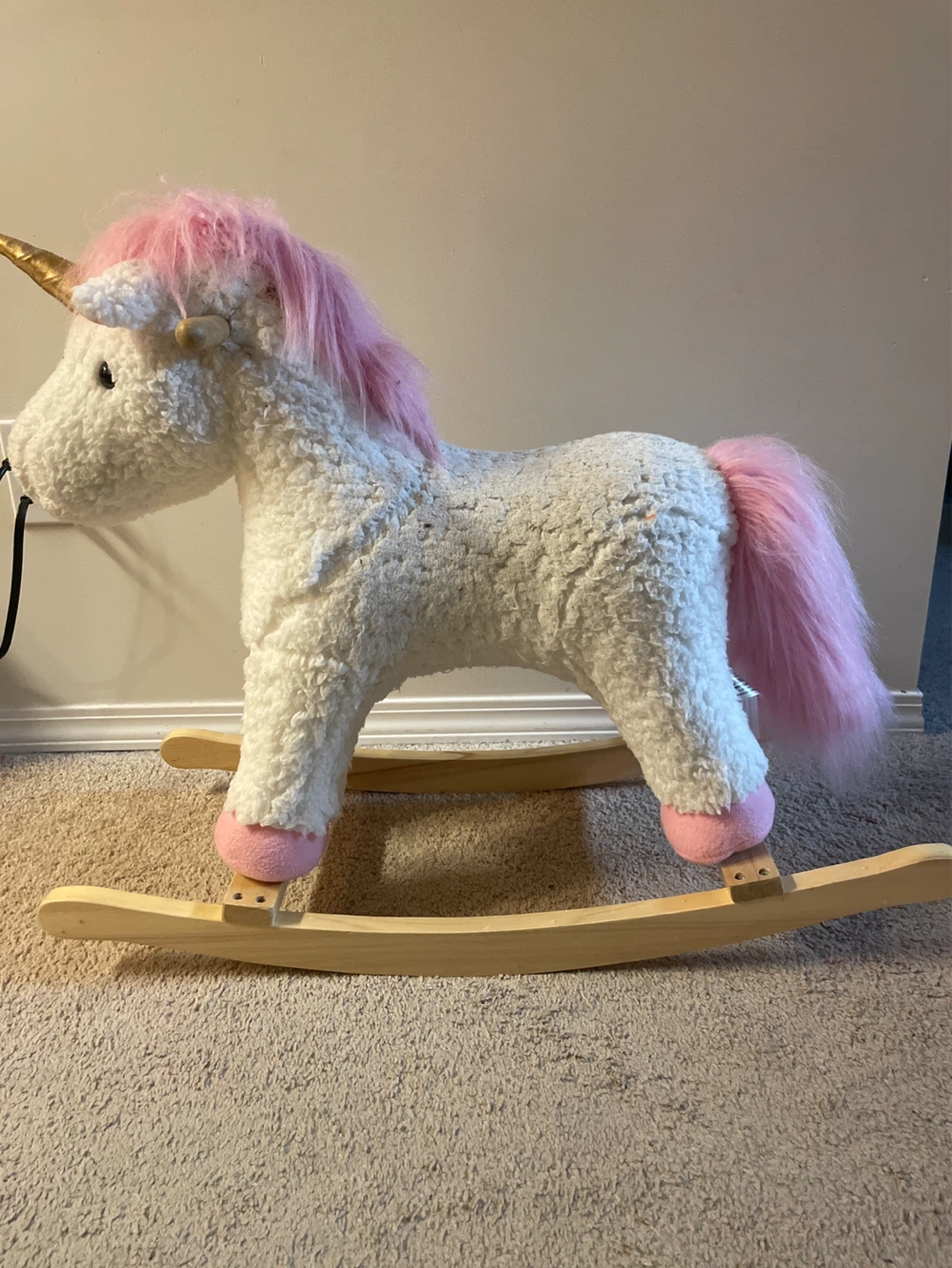 Unicorn rocking horse