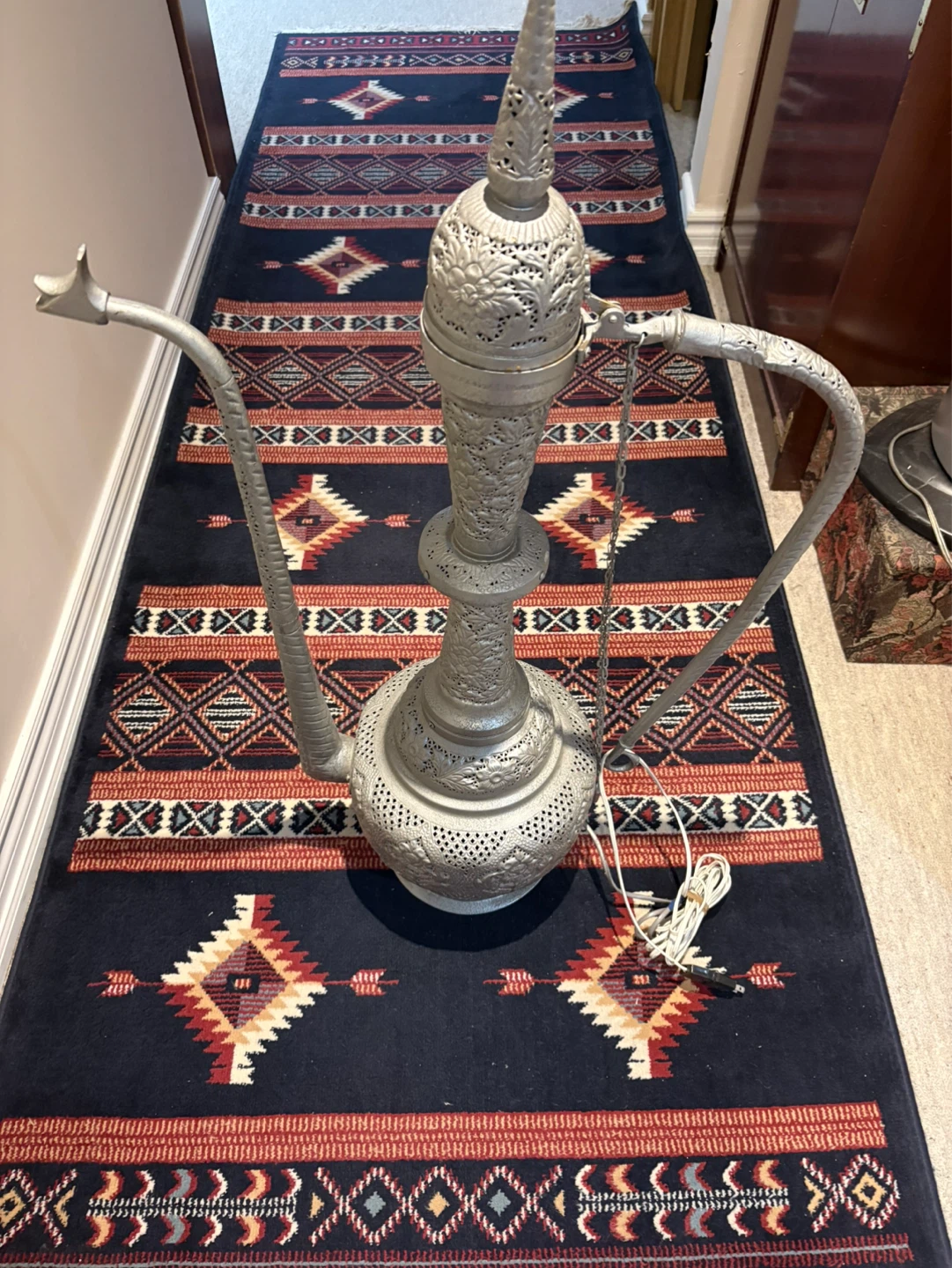 Vintage brass lamp