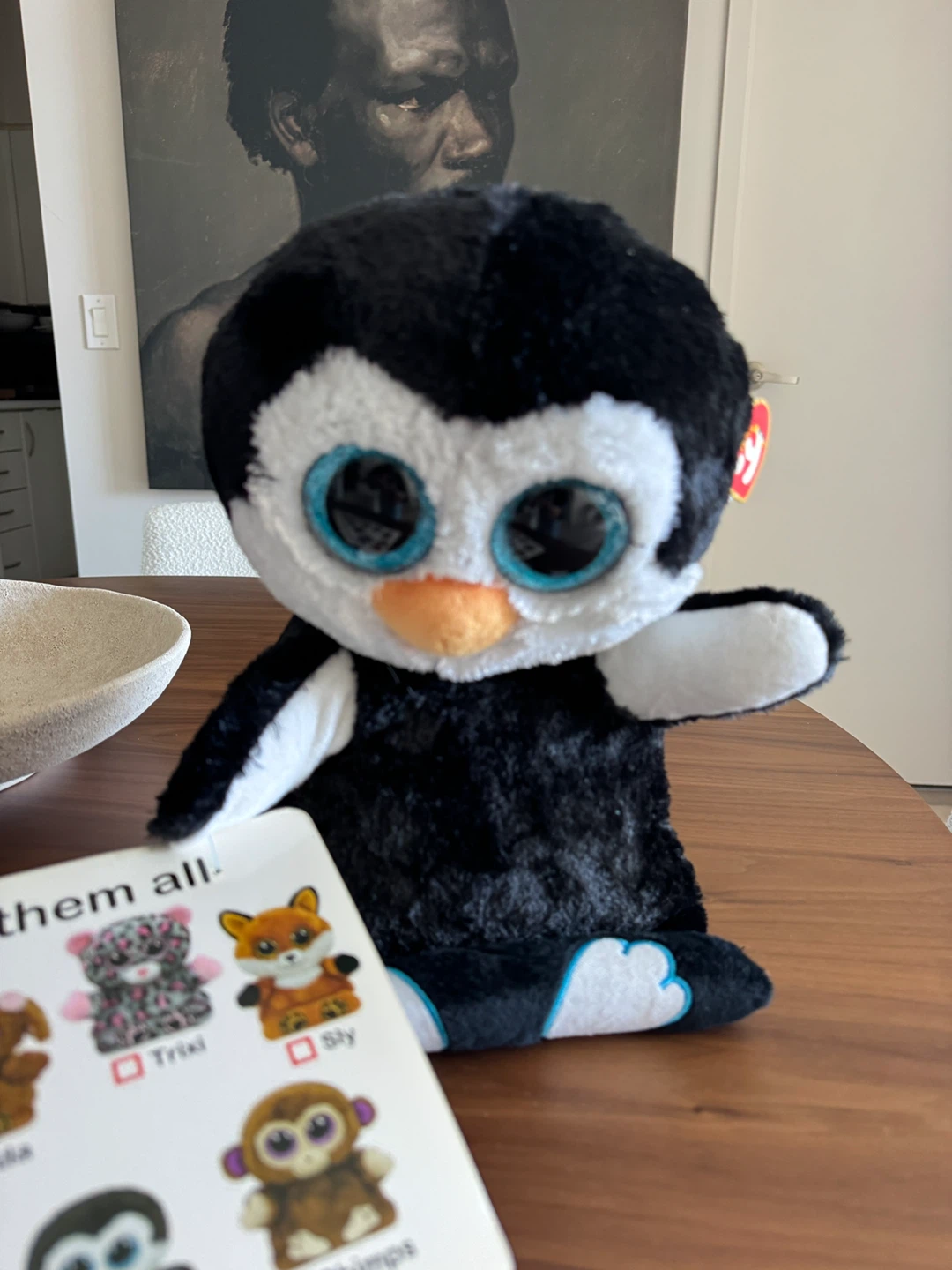 Ty Beanie Boo Peek-a-Boos Penguin Tablet Holder