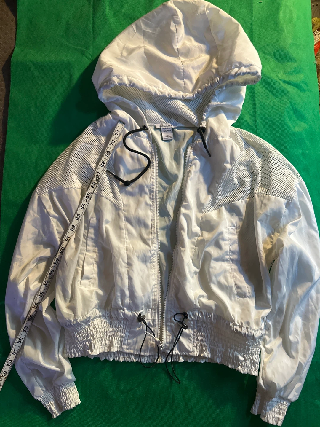 Revamped White Mesh Jacket - Size L