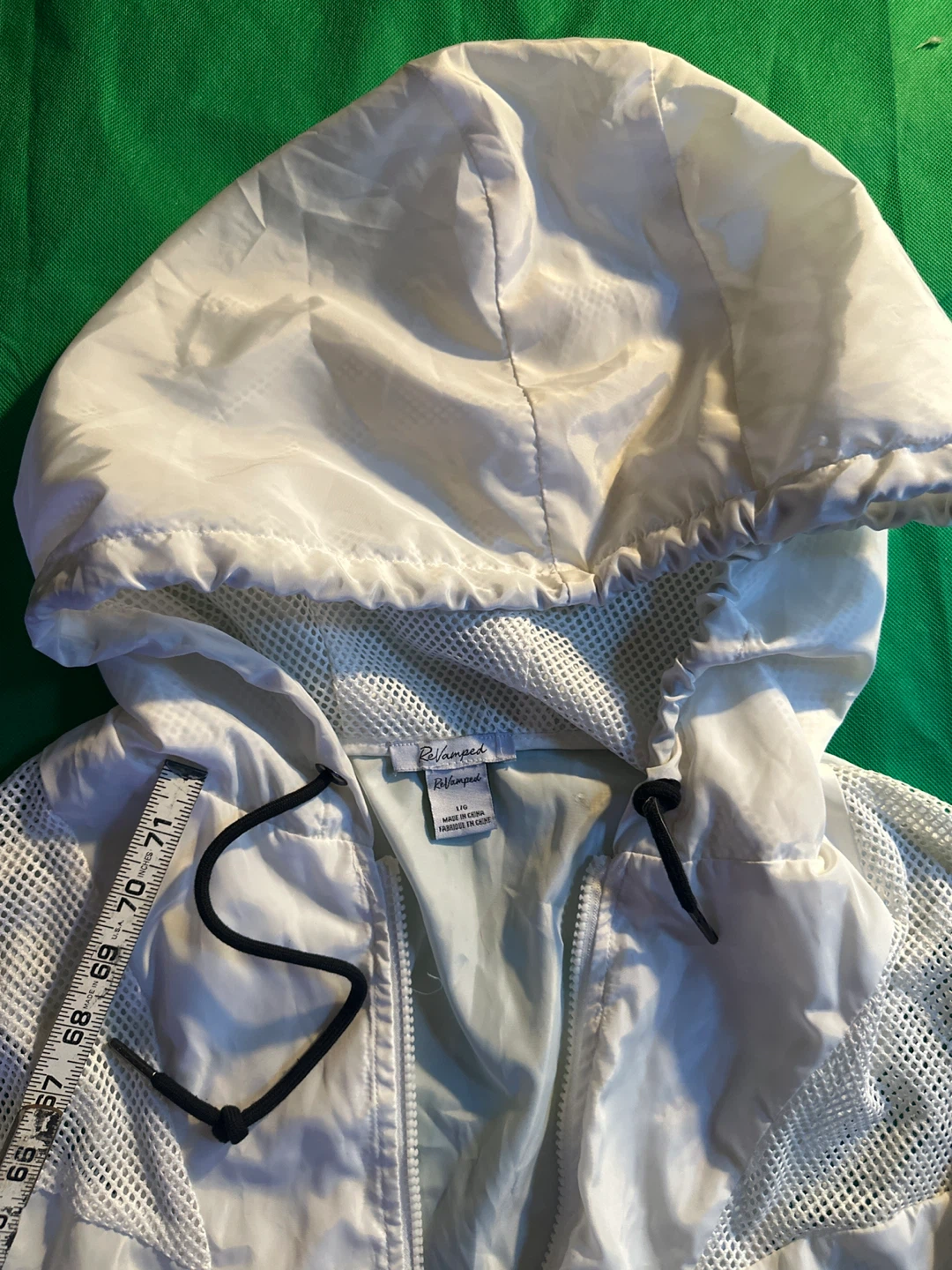 Revamped White Mesh Jacket - Size L - photo 5