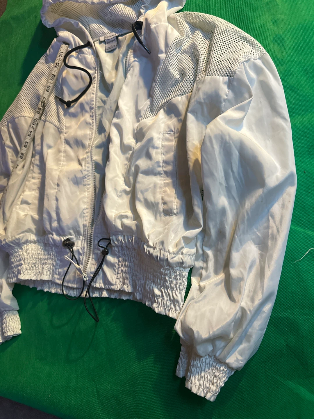 Revamped White Mesh Jacket - Size L - photo 4