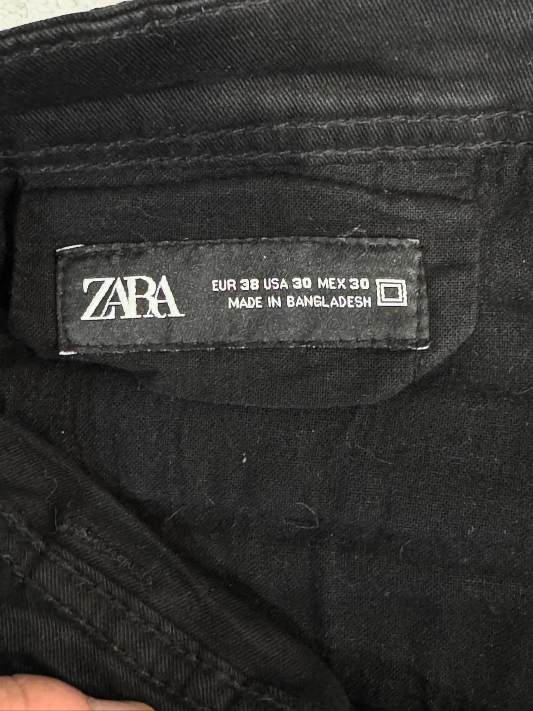 ZARA Black Cargo Pants - photo 3
