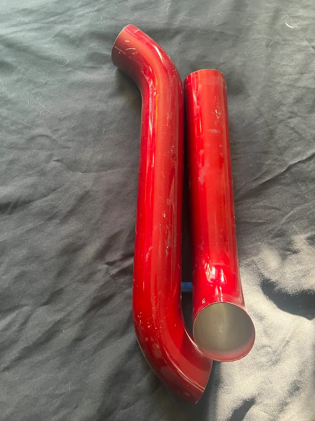 Red Metal Exhaust Pipe Set - photo 2