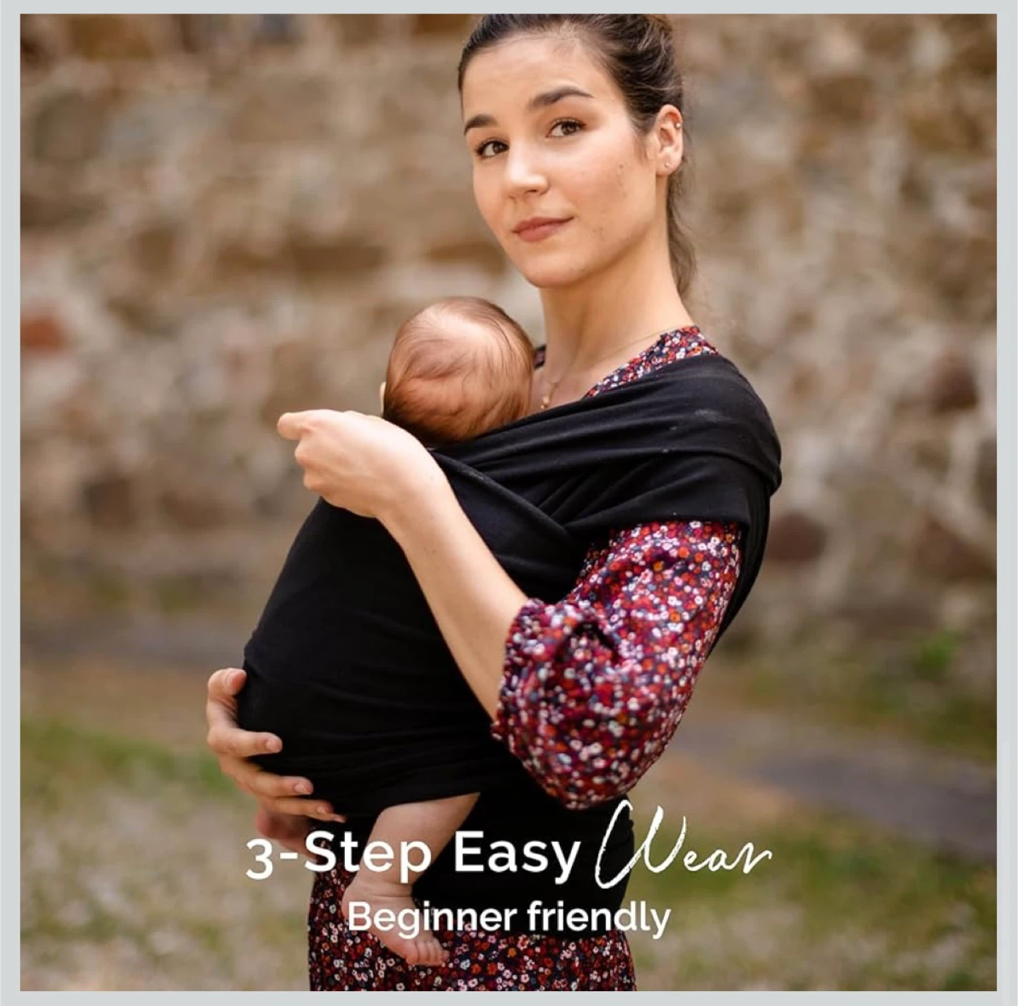 Boba Wrap Baby Carrier - Black - photo 4