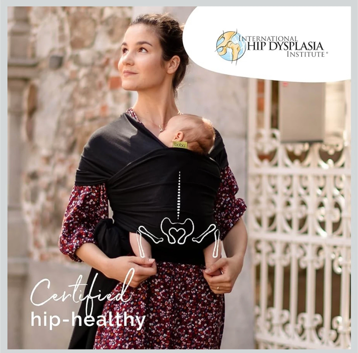 Boba Wrap Baby Carrier - Black - photo 3