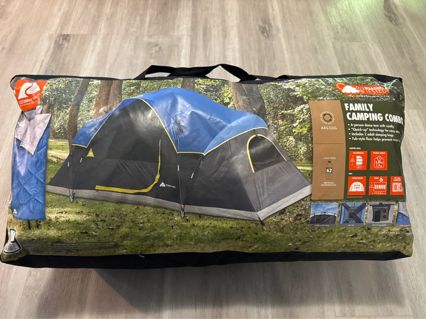 Ozark Trail Family Camping Combo – Tent & sleeping bag - photo 3
