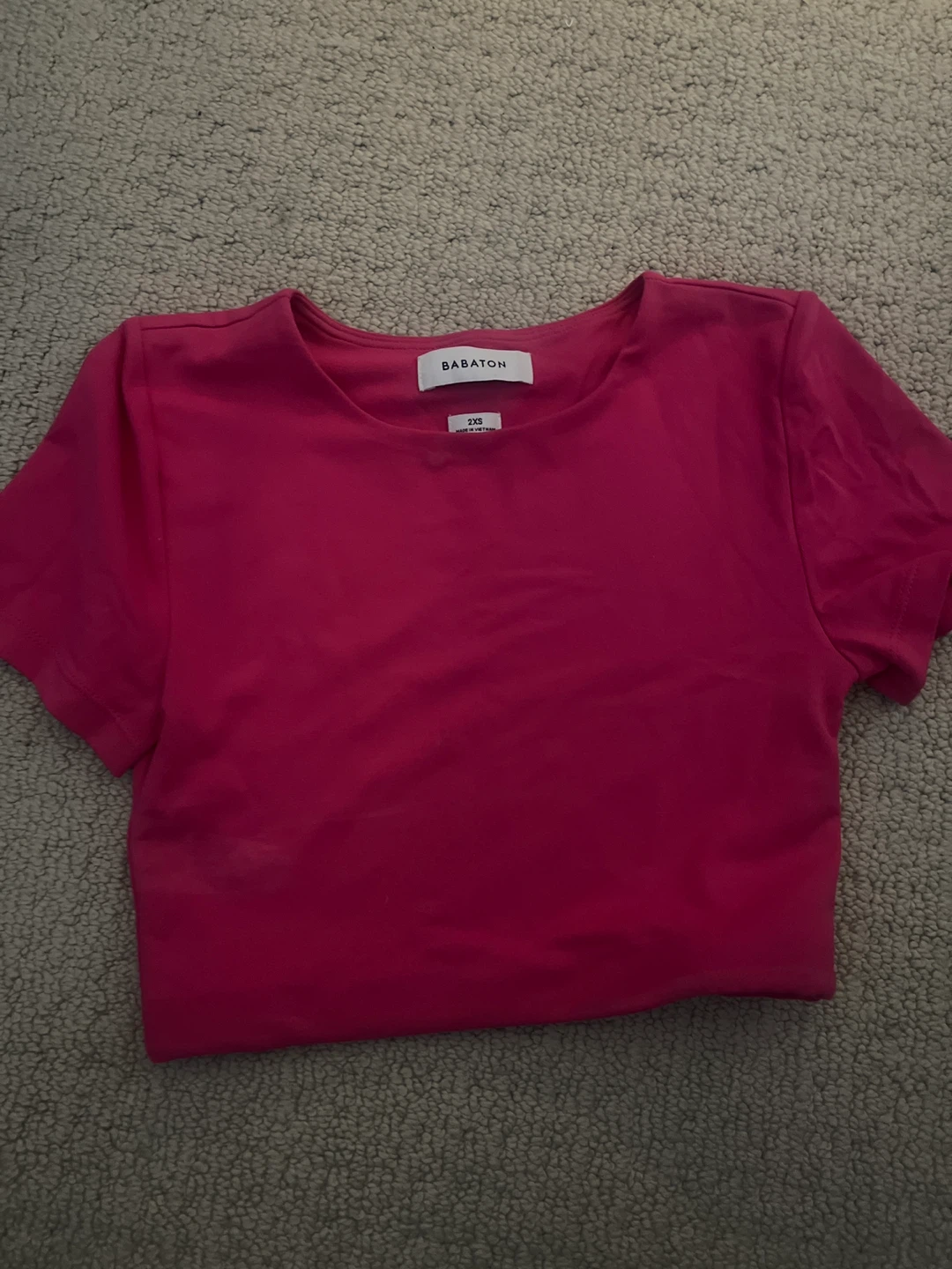 BABATON Pink Cropped T-Shirt