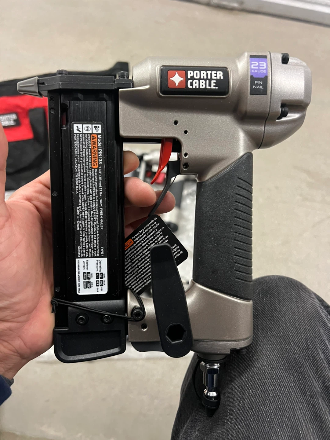 Porter Cable Nail Gun Set with Bag - photo 4