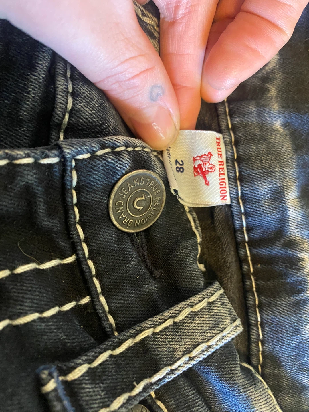True Religion Ricky Relaxed Straight Jeans Size 28 - photo 3