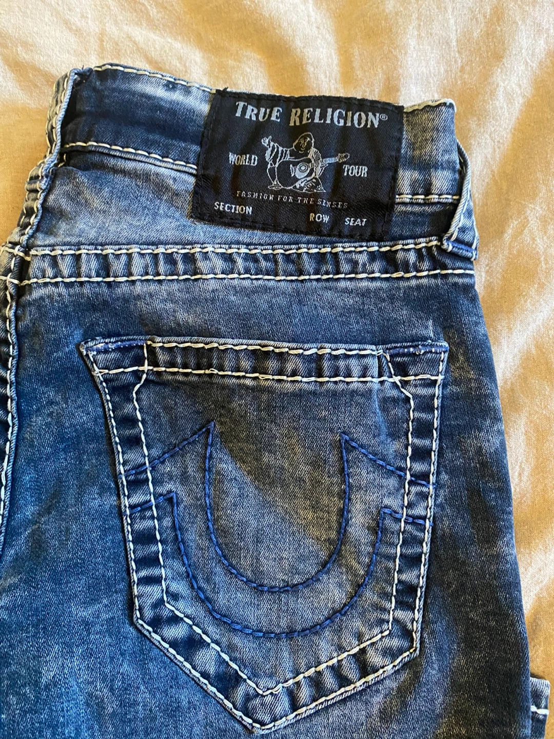 True Religion Ricky Relaxed Straight Jeans Size 28