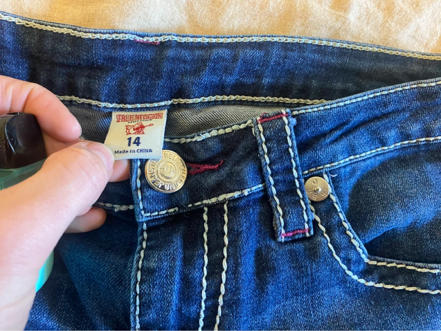 True Religion Girls Jeans Size 14/woman S - photo 2