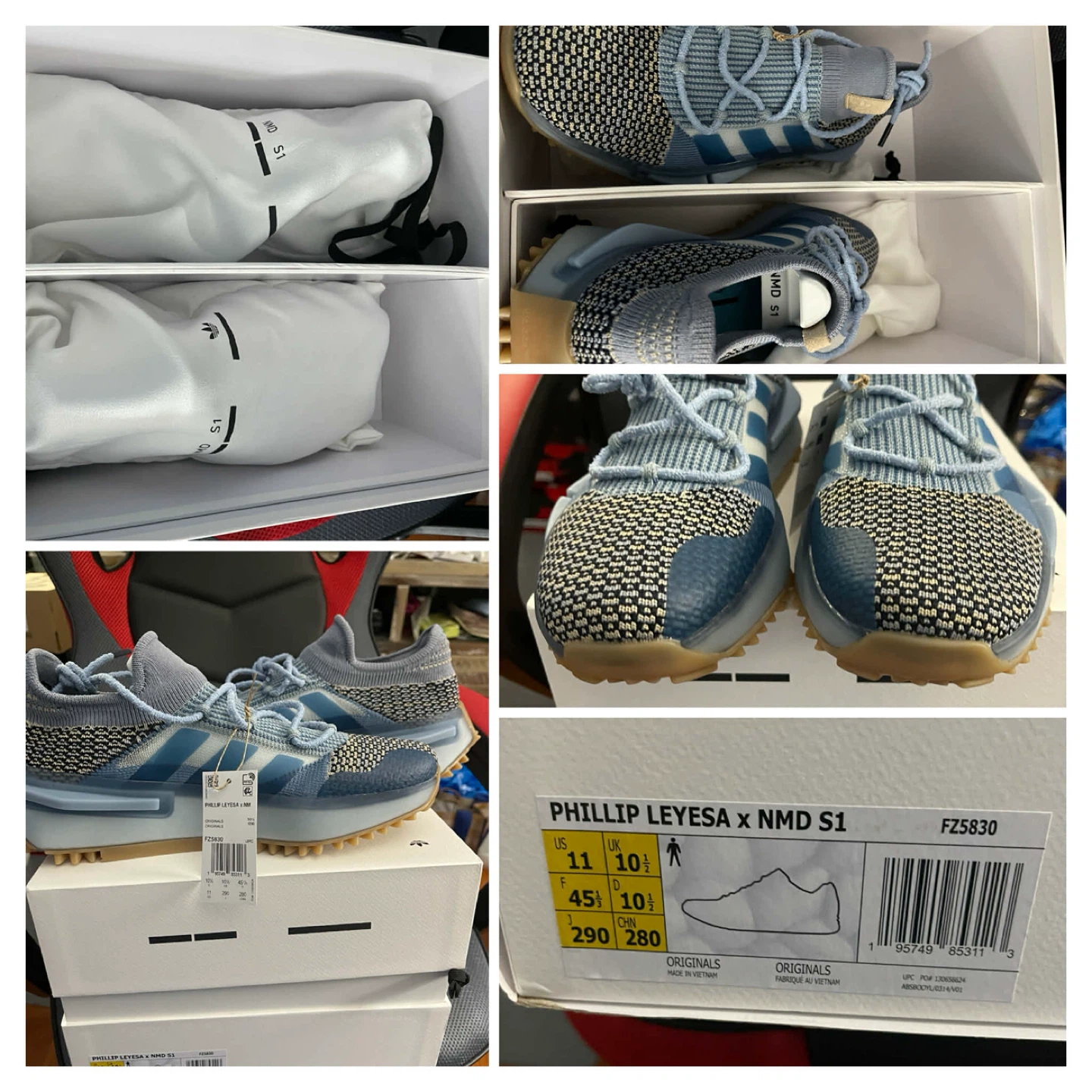 Adidas Phillip Leyesa x NMD S1 Shoes Size 11 - photo 2