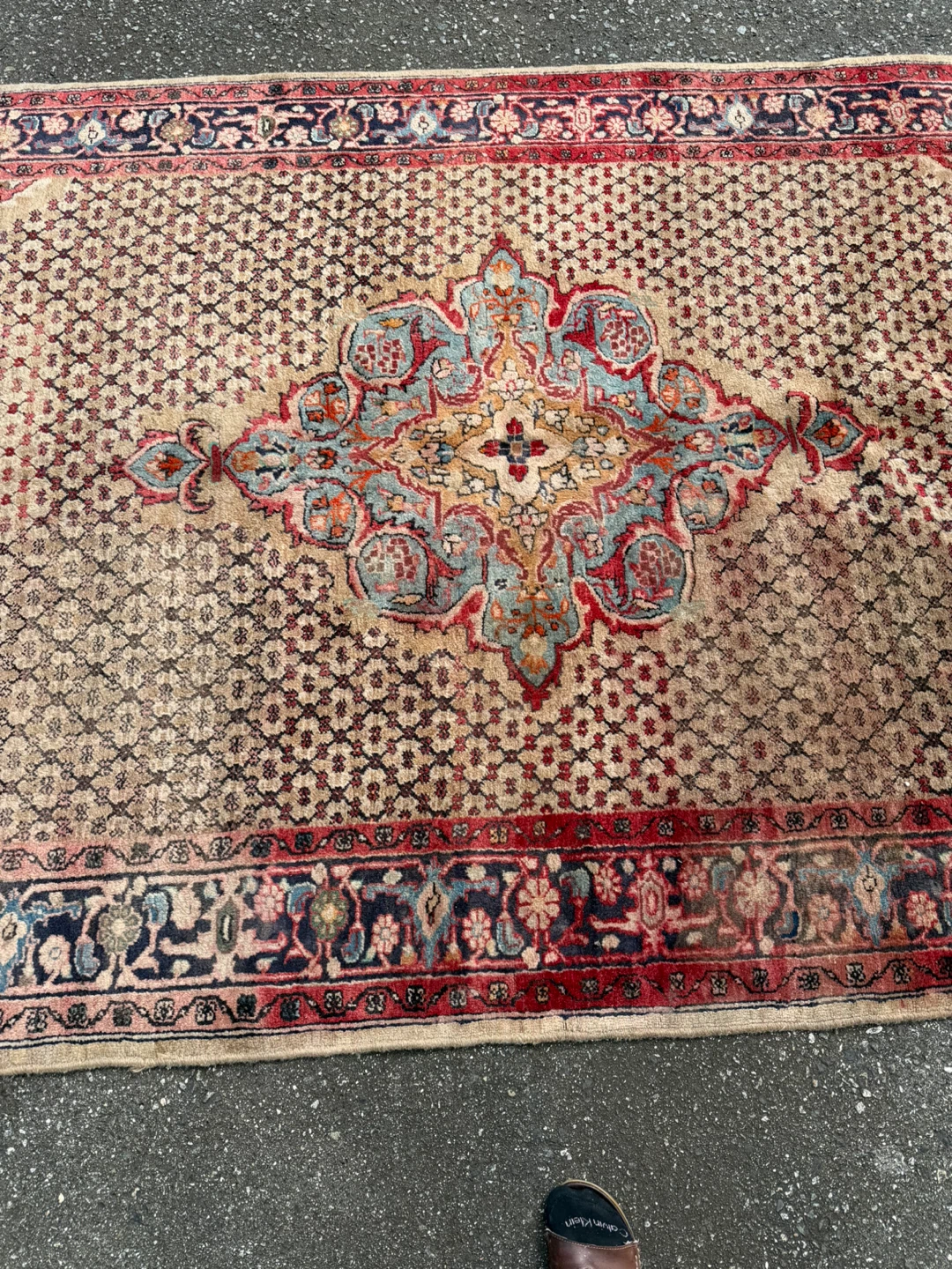 Vintage Oriental Area Rug - photo 4
