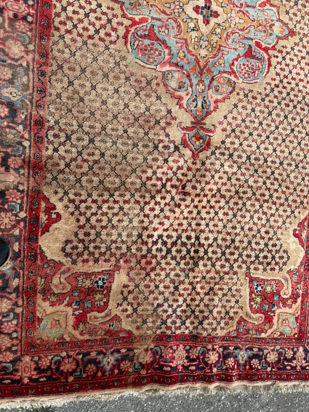Vintage Oriental Area Rug - photo 2