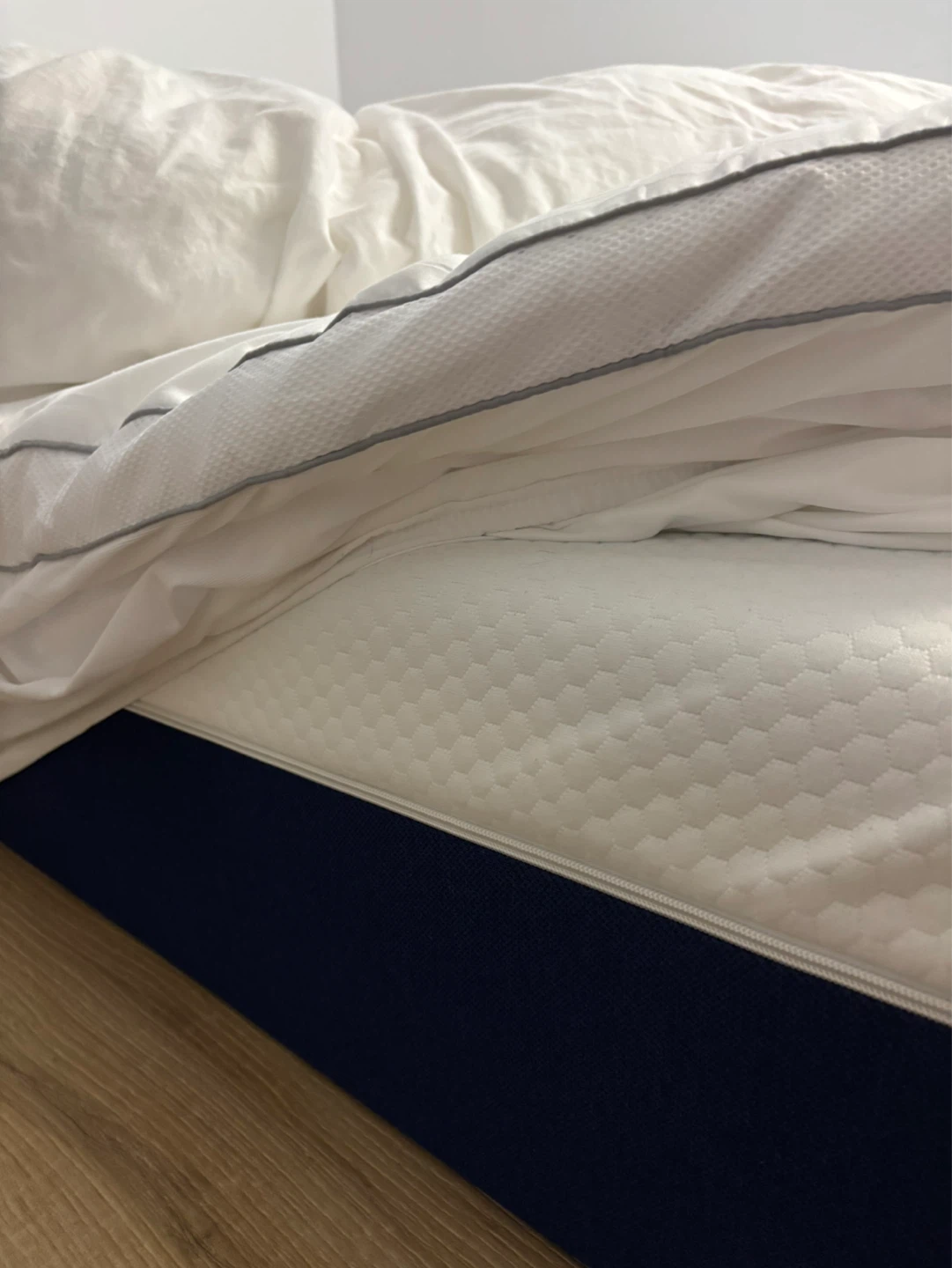 Queen Memory Foam Mattress and White Goose Down Duvet Set - photo 4