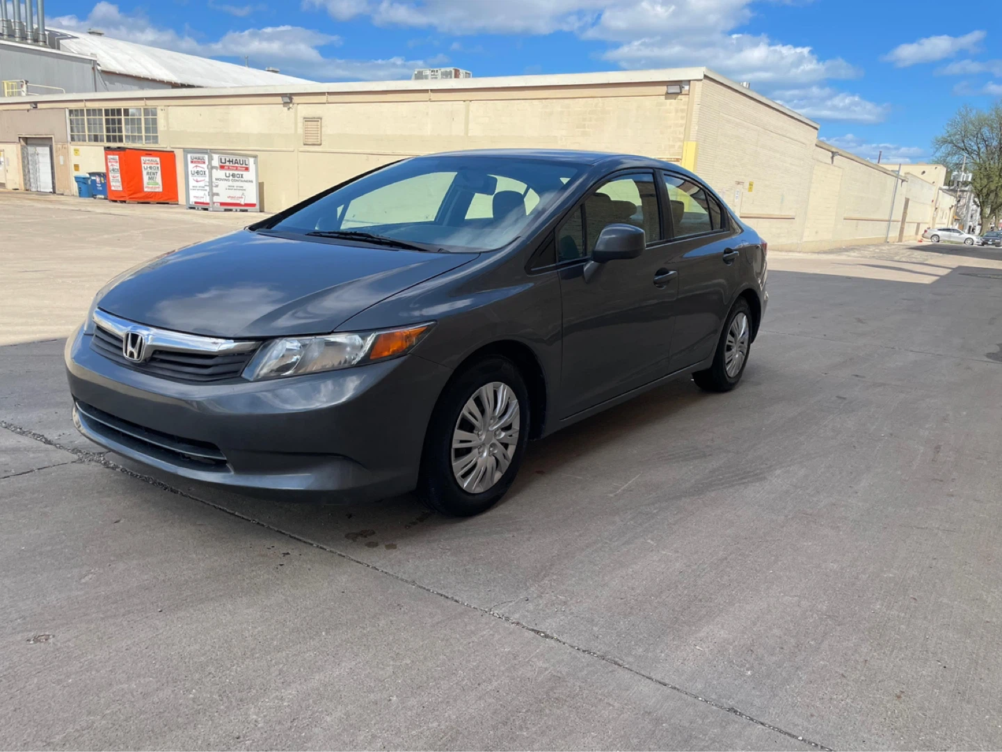 2012 Grey Honda Civic Sedan con 172 mil millas