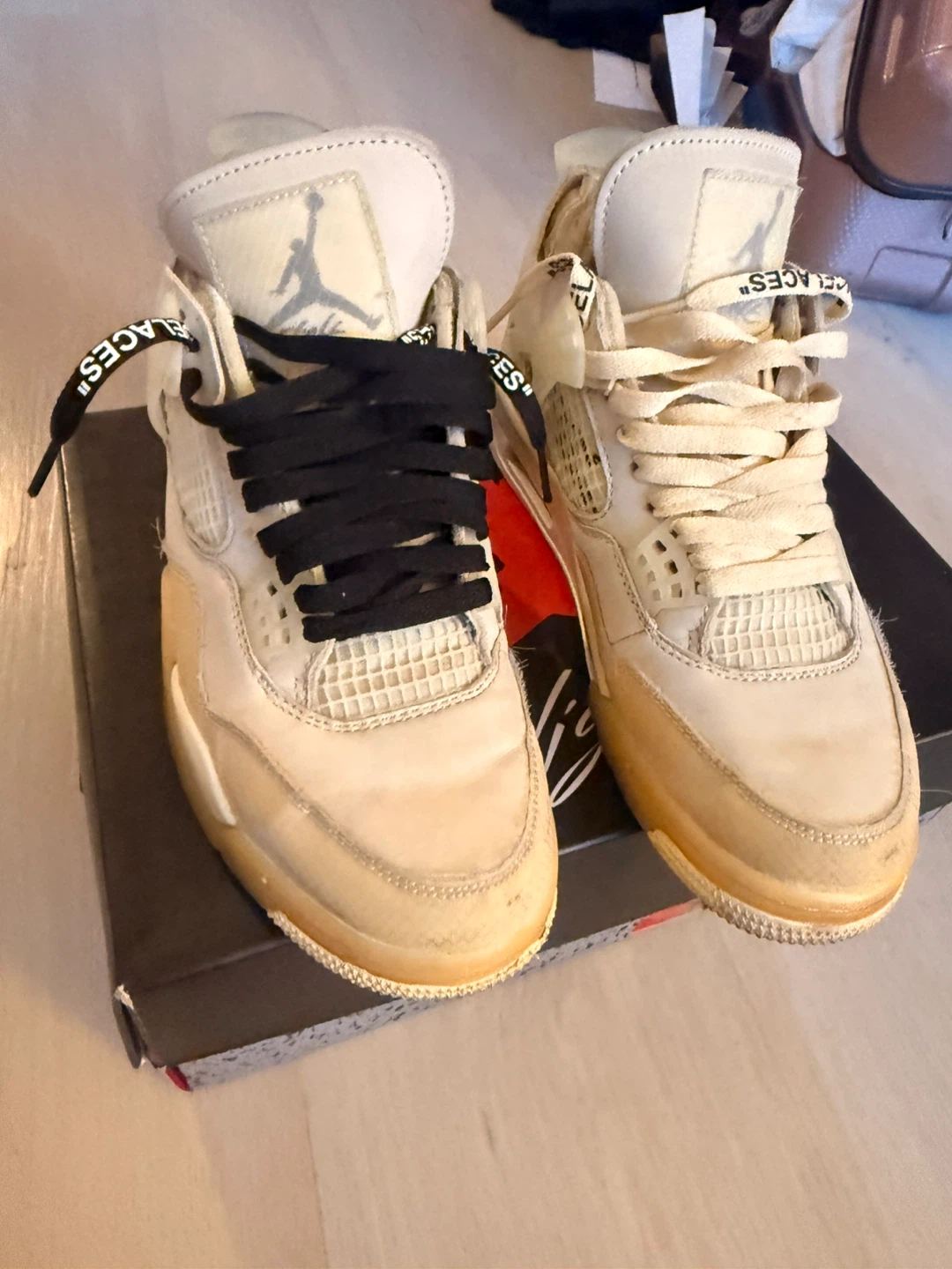 Jordan 4 Retro SP Off-White Sail Sneakers