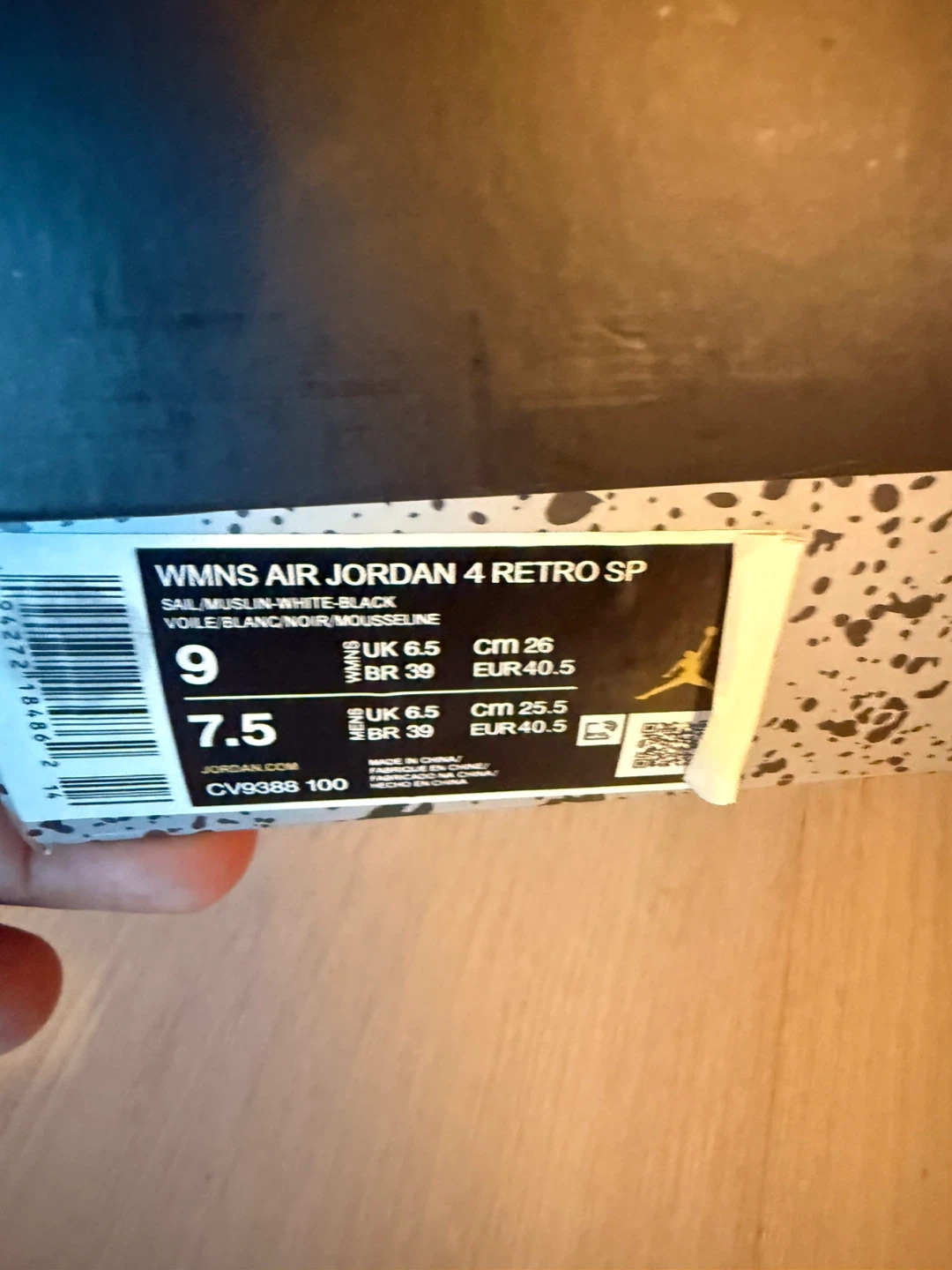 Jordan 4 Retro SP Off-White Sail Sneakers - photo 5