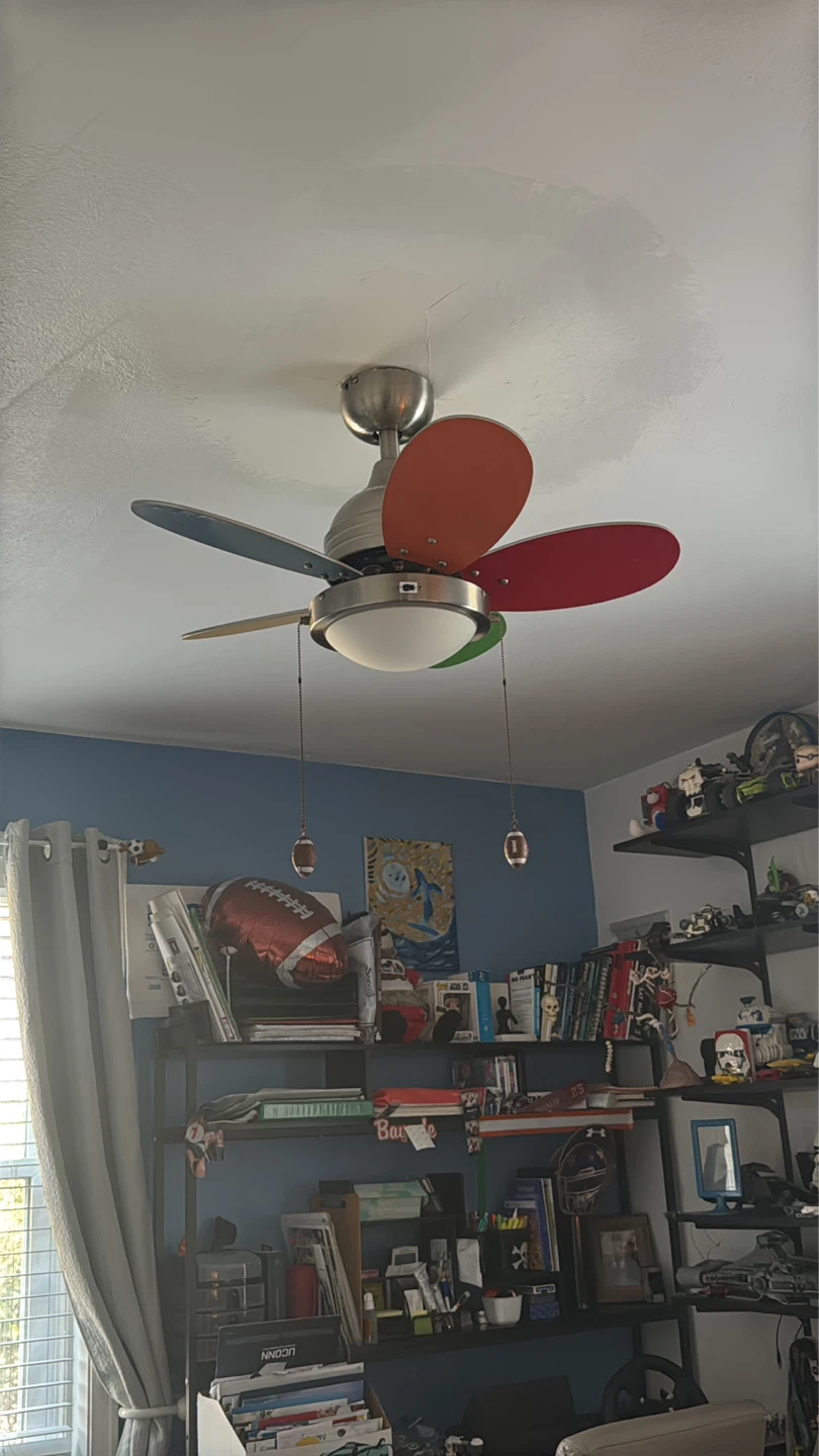 Children’s Colorful Blades Ceiling Fan - photo 2