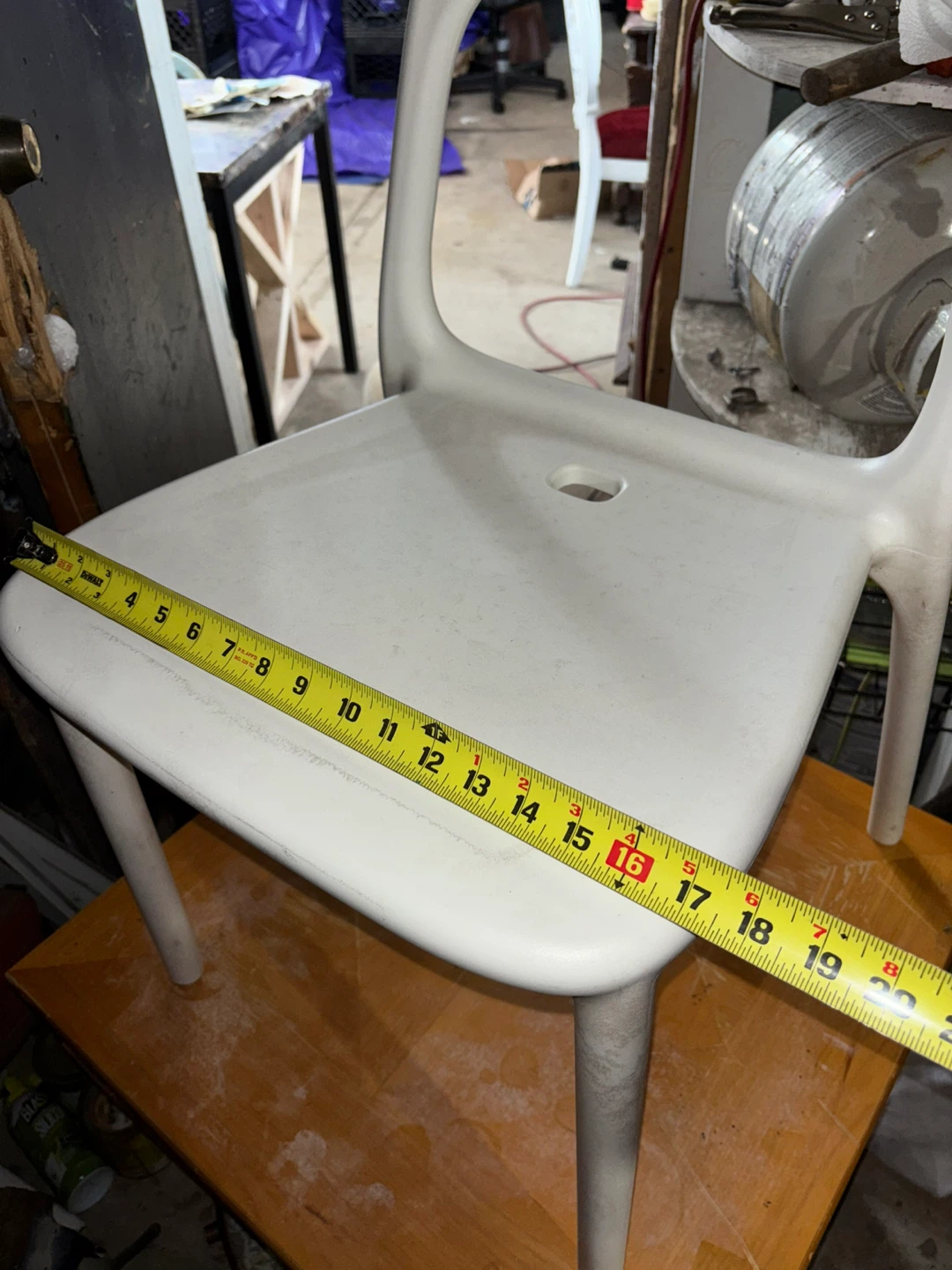 White Plastic Chair